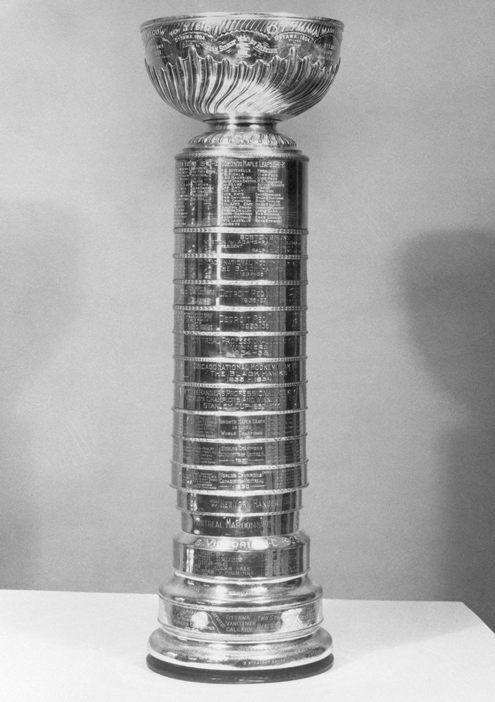Detail of Stanley Cup by Corbis