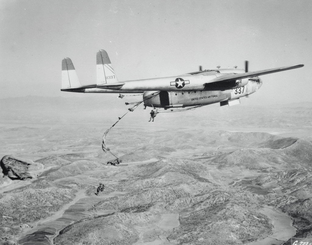 Detail of Military Airplanes in Flight by Anonymous