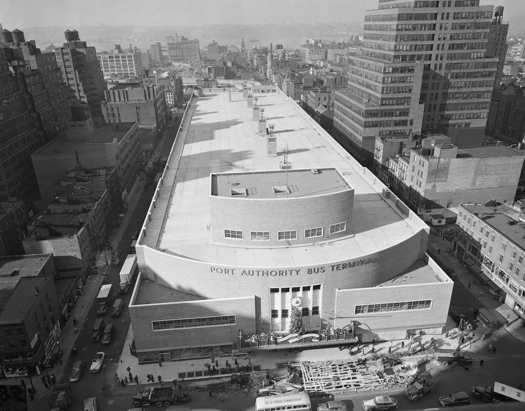 Detail of Port Authority Bus Terminal in Manhattan by Anonymous