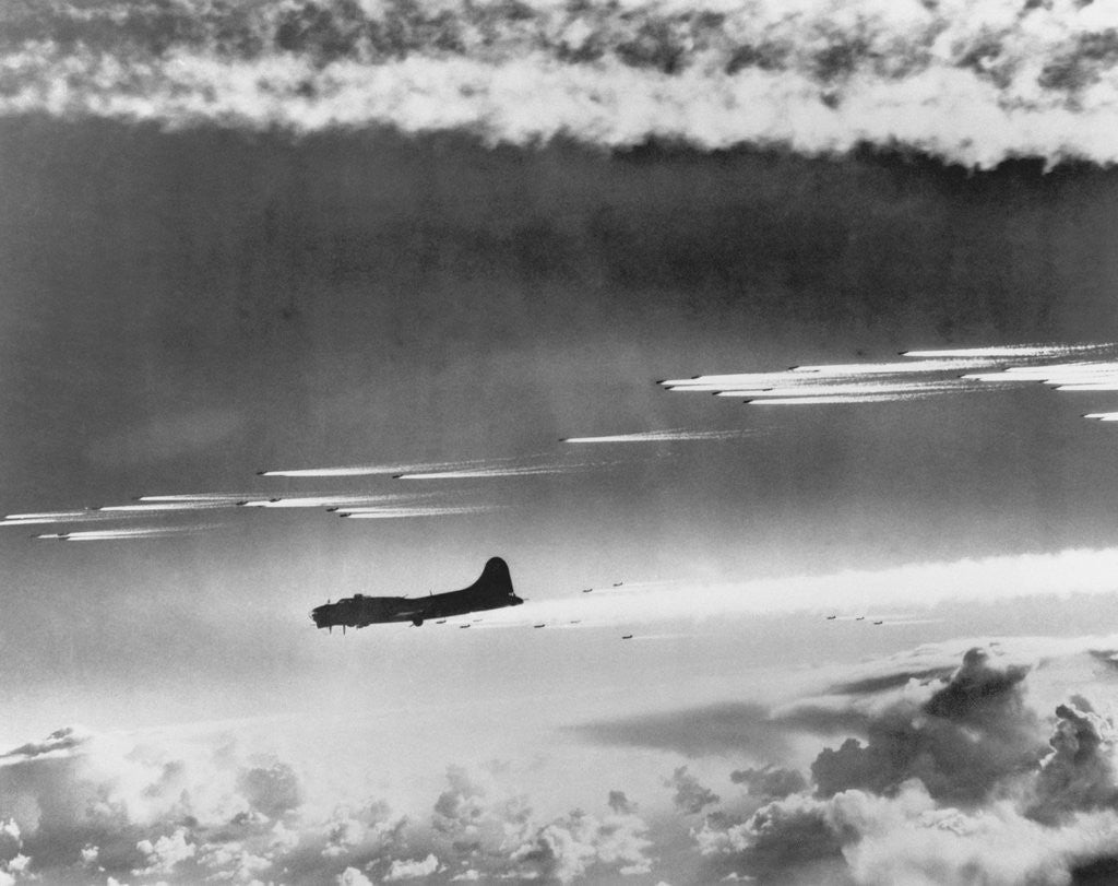 Detail of Fleet of Bombers by Anonymous