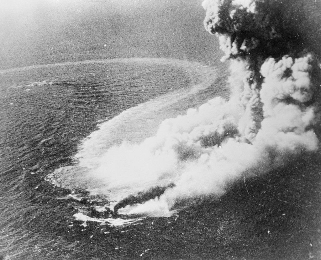 Detail of Ship Being Blown Up by Anonymous