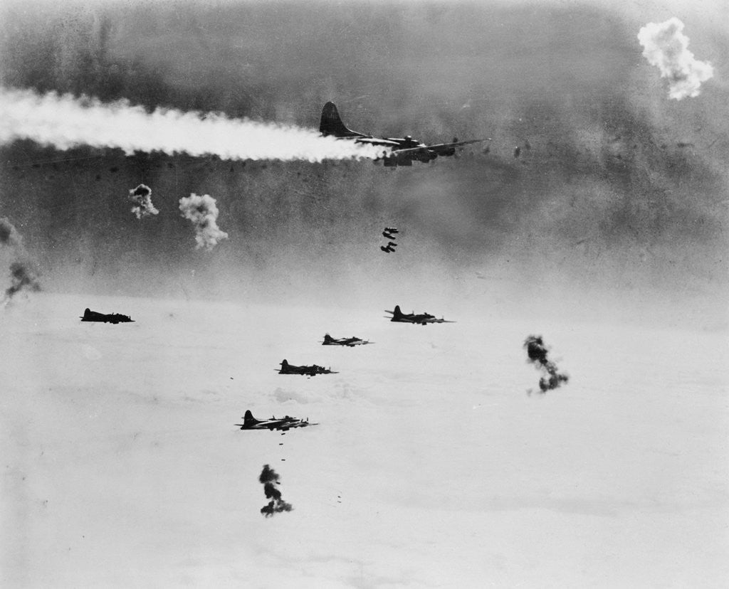 Detail of B-17 Planes Flying by Anonymous