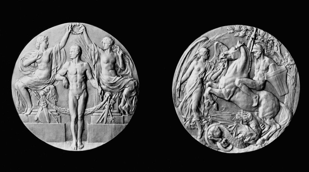 Detail of Olympic Medal by Corbis