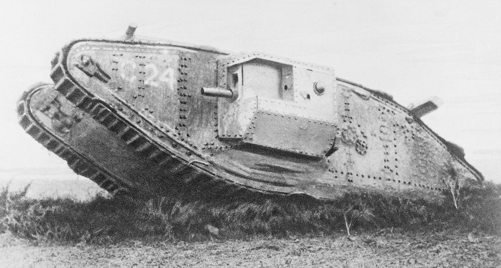 Detail of British Tank from First World War by Anonymous