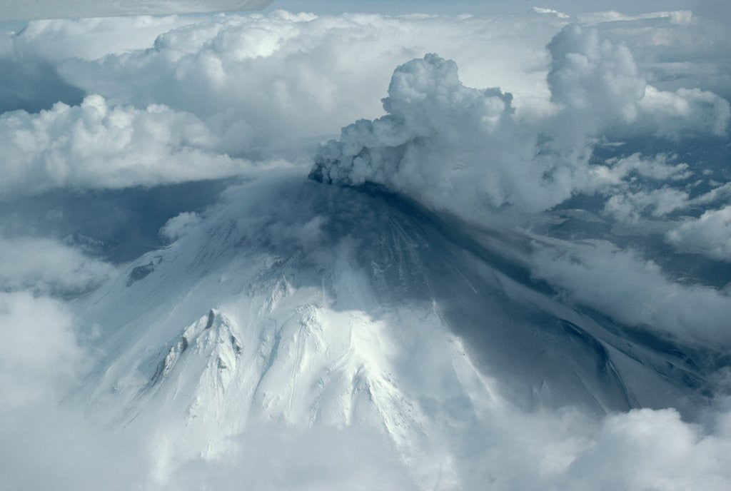 Detail of Mount St. Helens Erupts by Anonymous