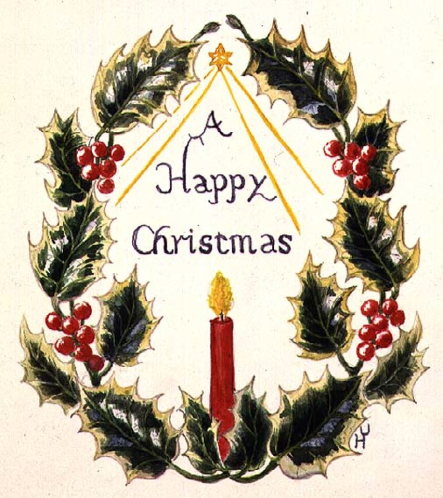 Detail of A Happy Christmas by Ursula Hodgson