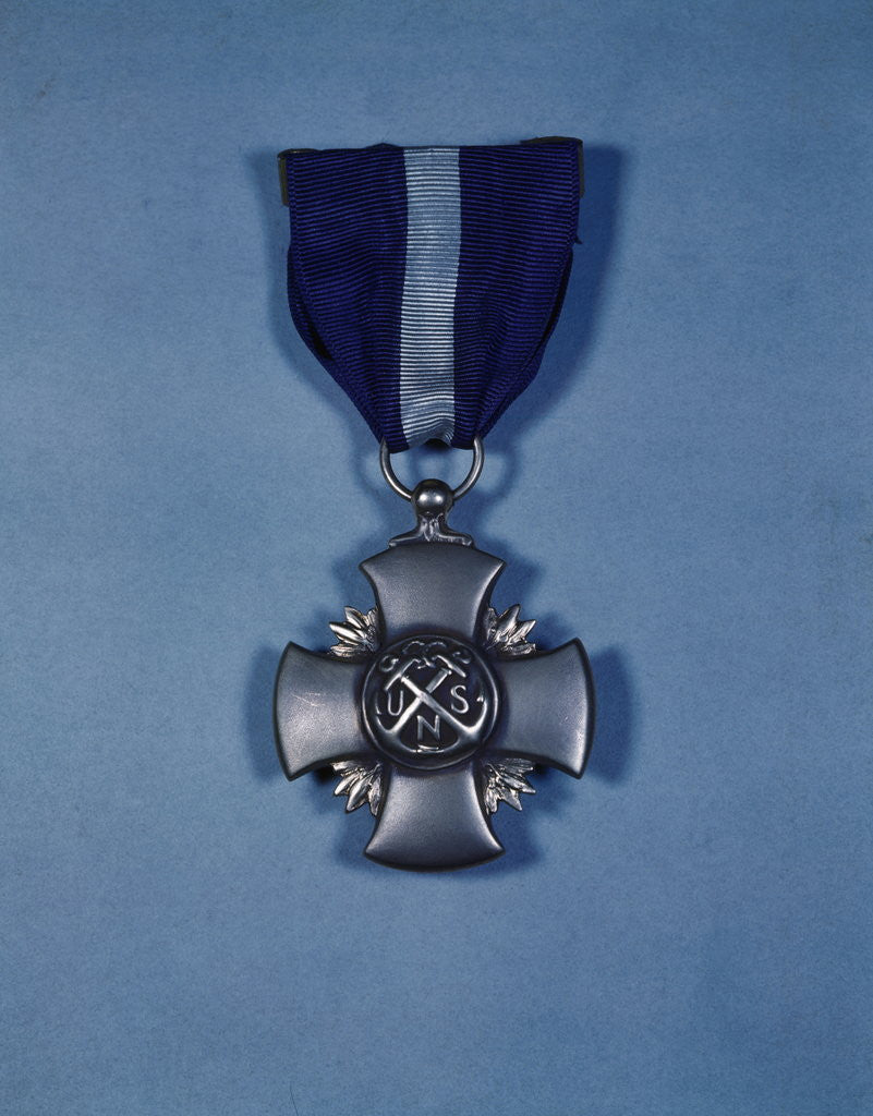 Detail of Navy Cross Medal for Heroism by Corbis