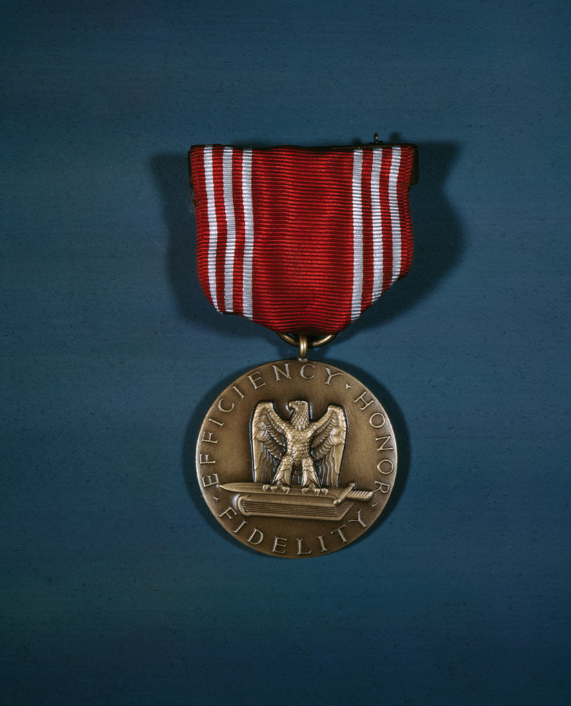 Detail of Good Conduct Medal for Service by Anonymous