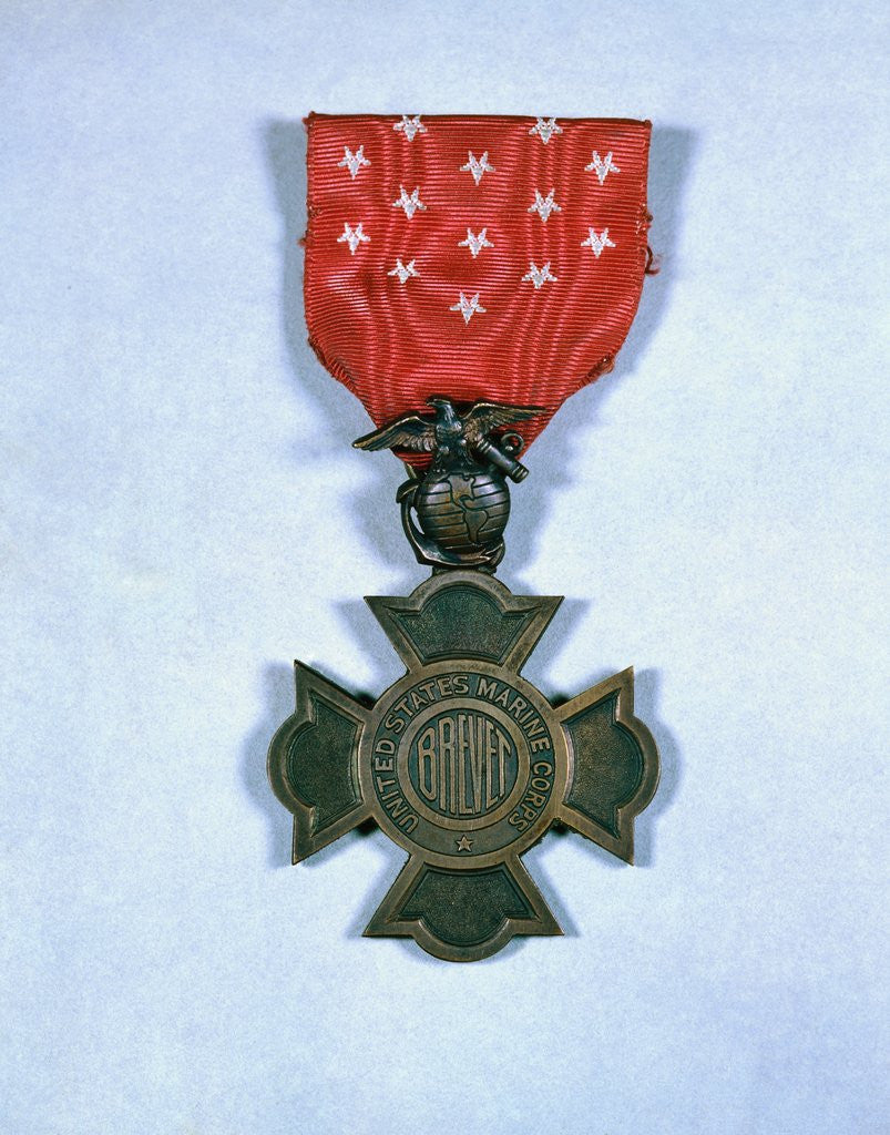 Detail of Marine Corps Brevet Medal by Anonymous