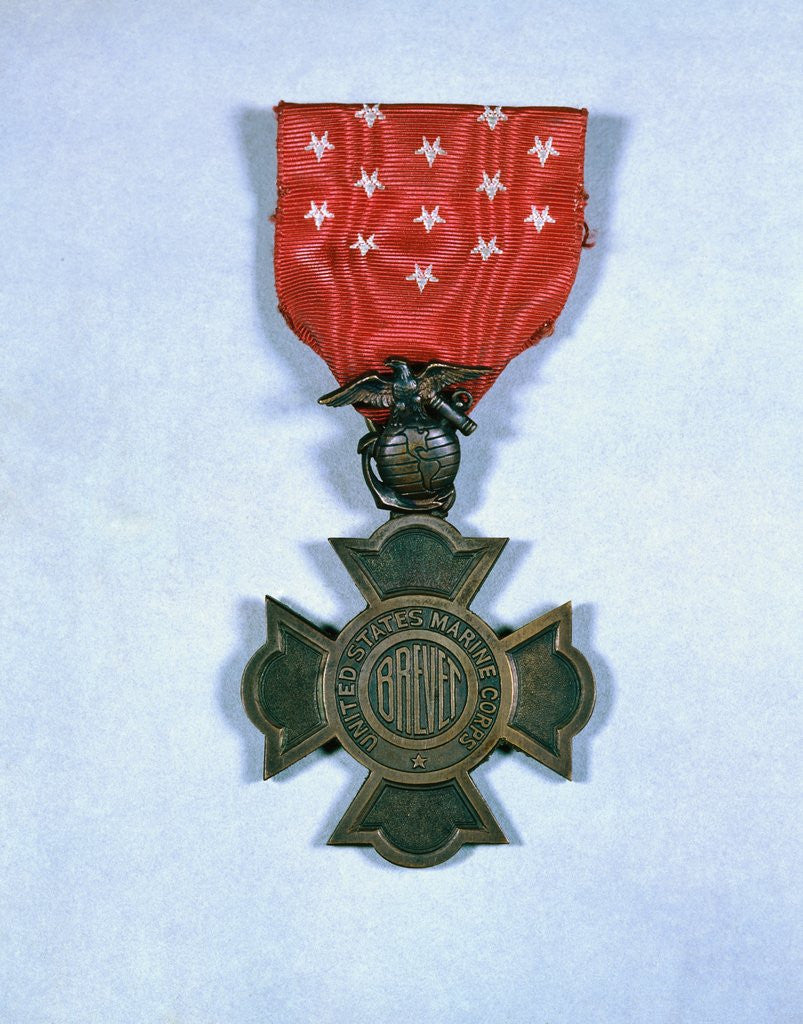 Detail of Marine Corps Brevet Medal by Corbis