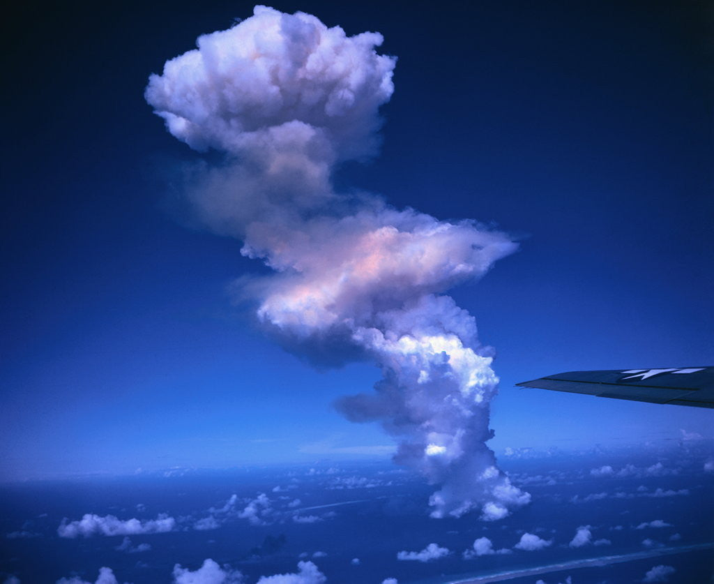 Detail of Mushroom Cloud from Atom Bomb Test by Anonymous