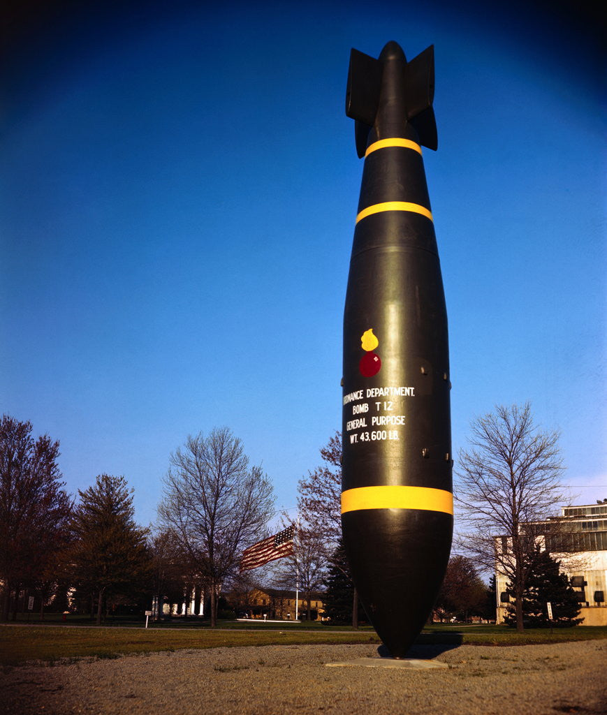 Detail of Bomb Displayed at Aberdeen Proving Ground by Anonymous
