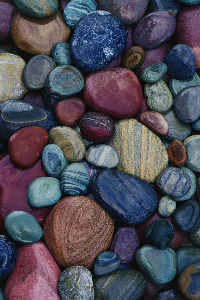 Detail of Colorful Rocks by Anonymous