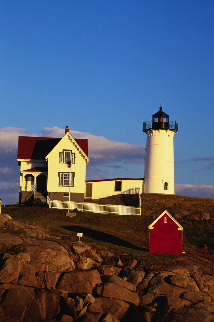 Detail of Cape Neddick Lighthouse by Anonymous