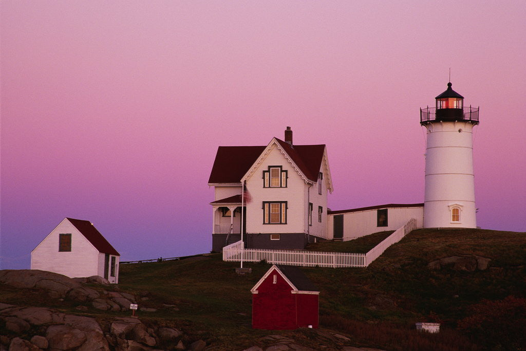 Detail of Cape Neddick Lighthouse by Anonymous