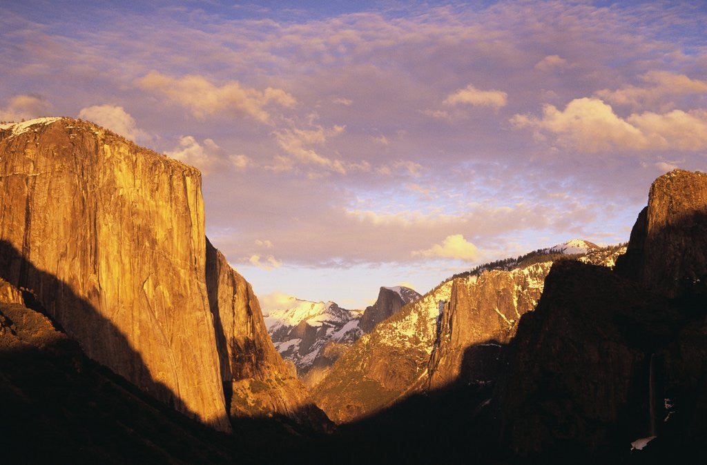 Detail of Sunset in Yosemite Valley by Anonymous