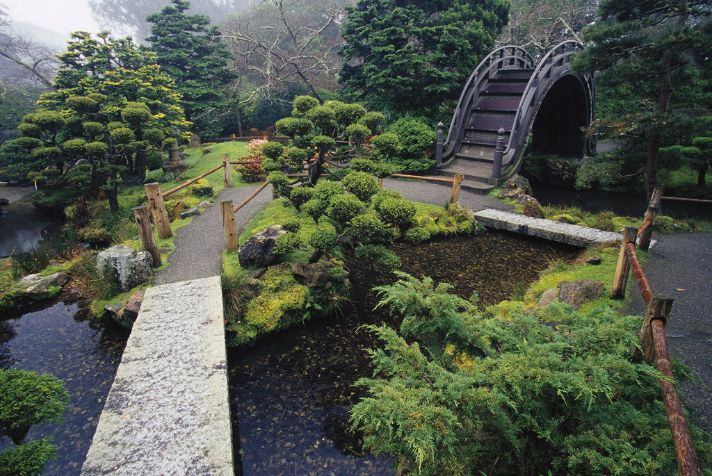 Detail of Japanese Garden by Anonymous