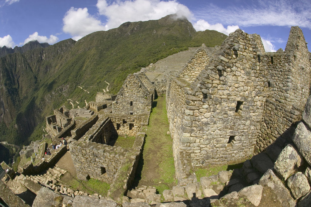 Detail of House Ruins at Machu Picchu by Anonymous