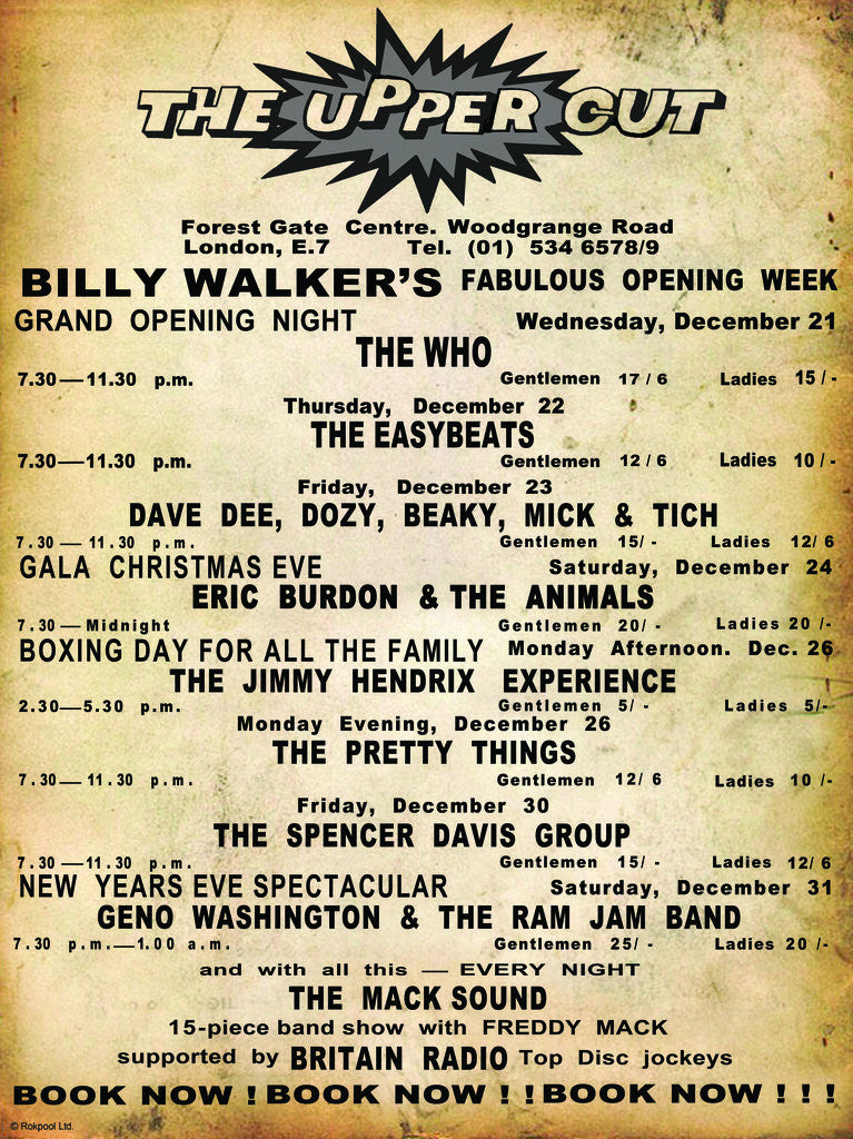 Detail of Upper Cut Club Poster by Rokpool