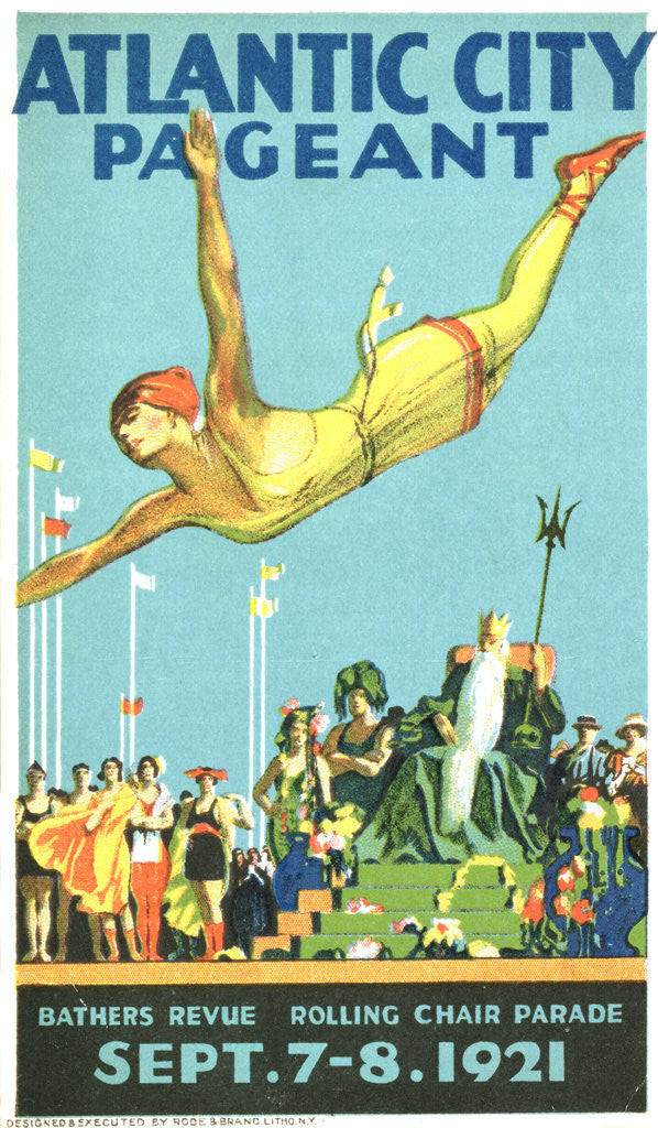 Detail of Atlantic City Pageant Poster by Corbis