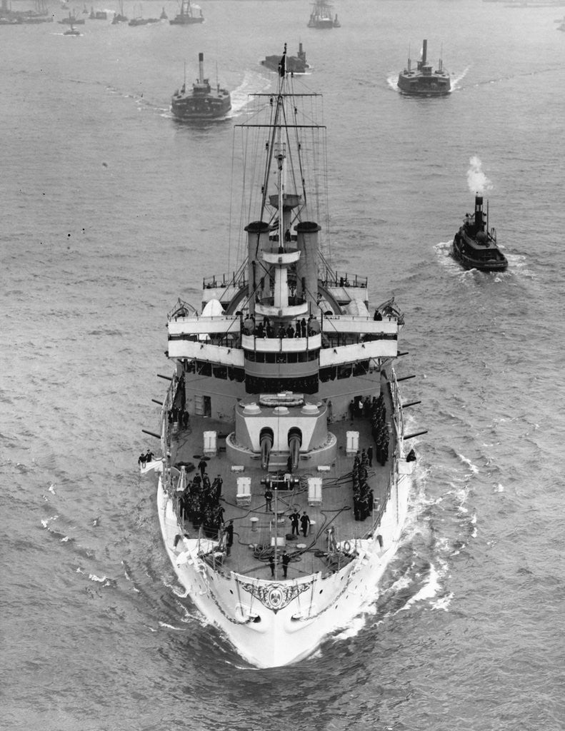 Detail of USS Illinois by Anonymous