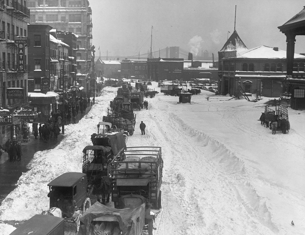 Detail of Traffic on South Street by Anonymous