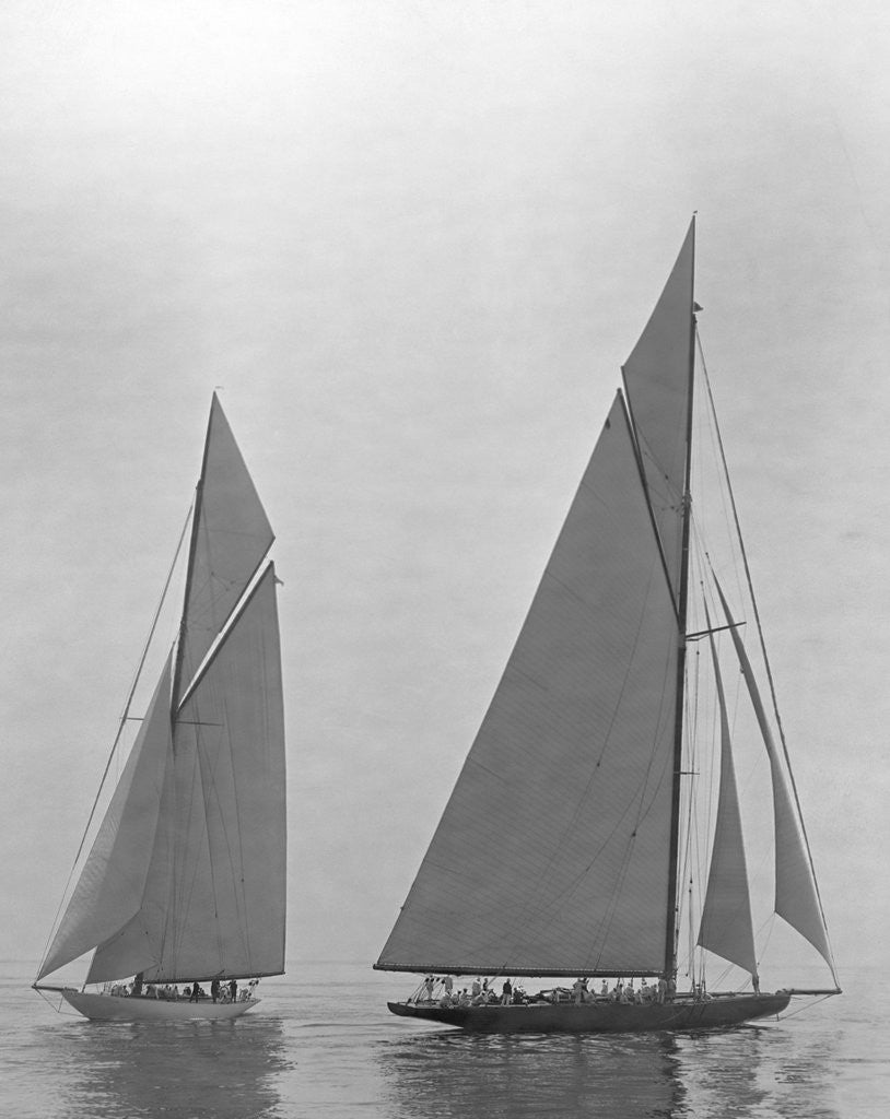 Detail of Shamrock and the Resolute by Anonymous