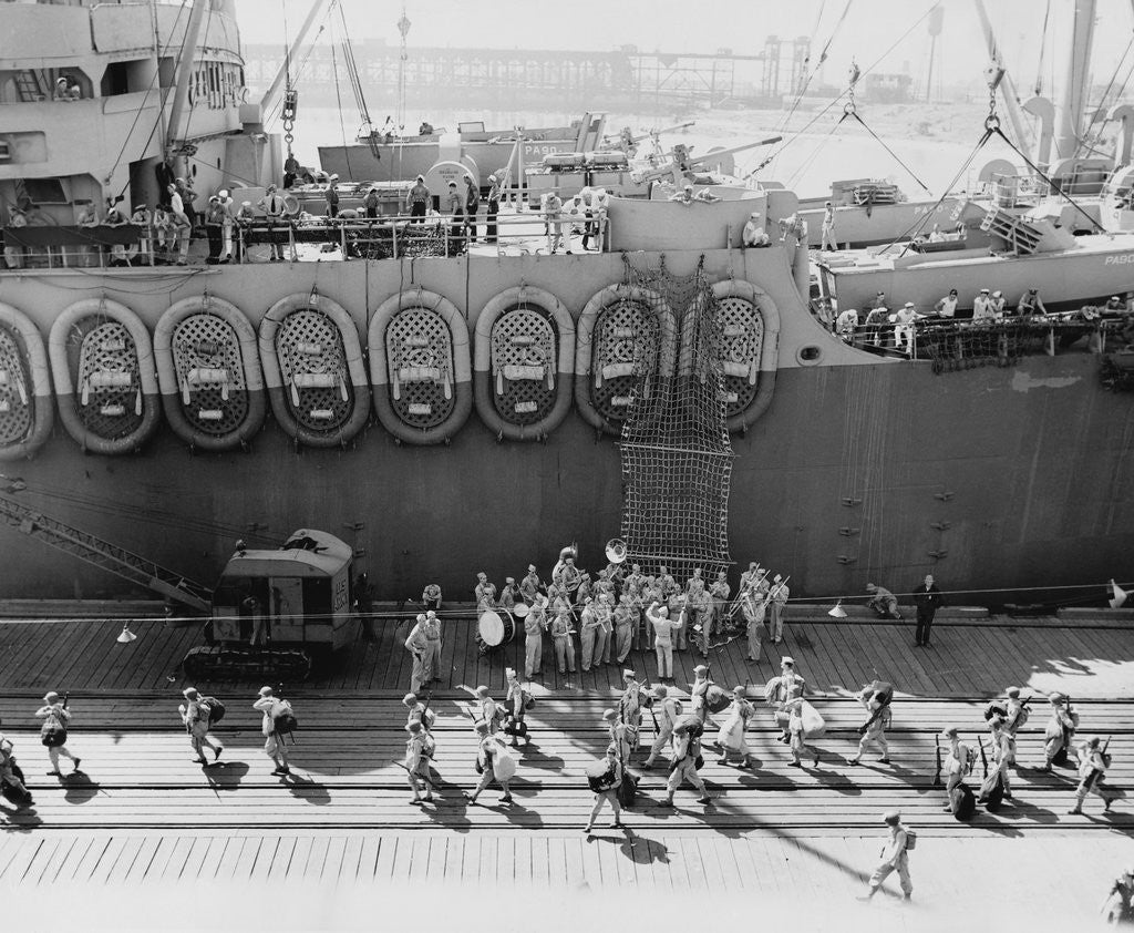 Detail of Troops Embarking at Hampton Roads by Anonymous