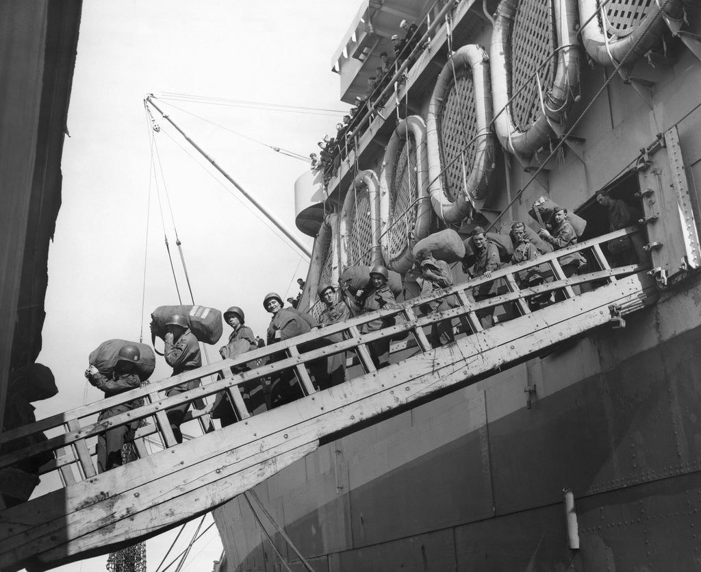 Detail of Troops Returning from Combat by Anonymous