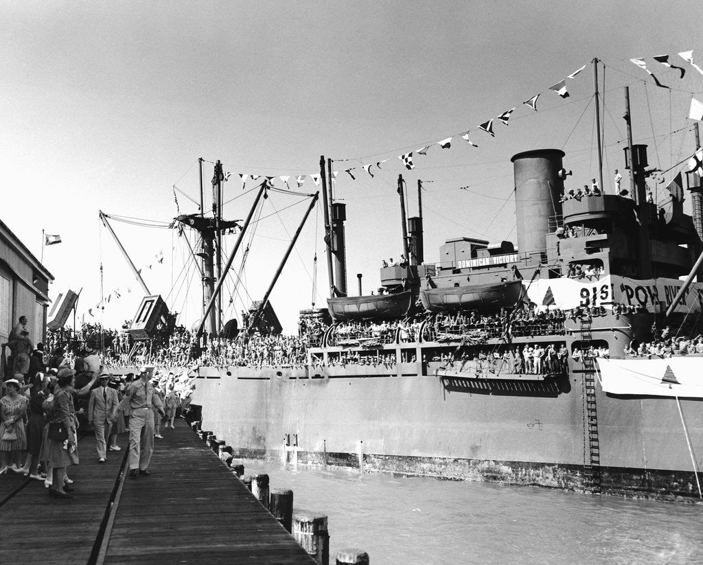 Detail of SS Dominican Victory by Anonymous