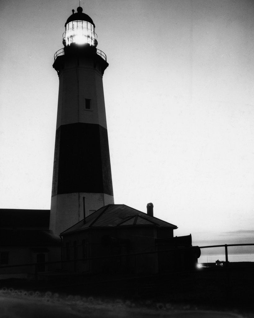 Detail of The Montauk Point Lighthouse by Anonymous