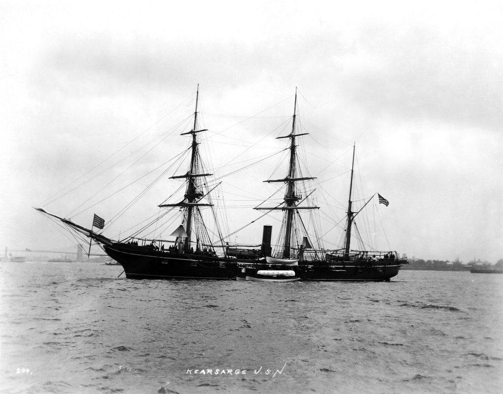 Uss Unity Sloop USS Kearsarge Sloop of War posters & prints by Anonymous