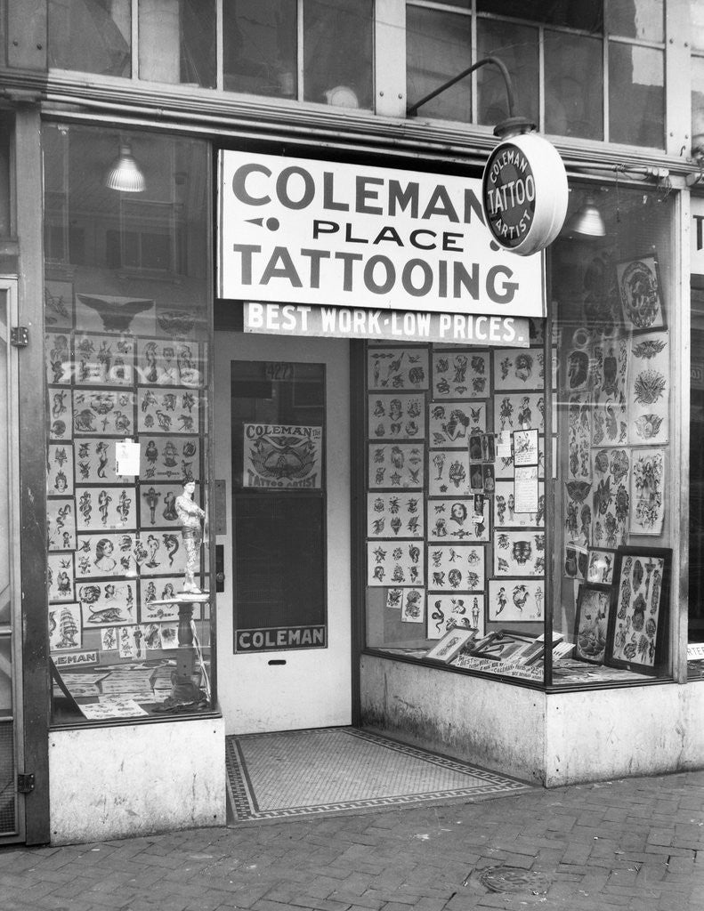 Detail of Tattoo Parlor by Anonymous