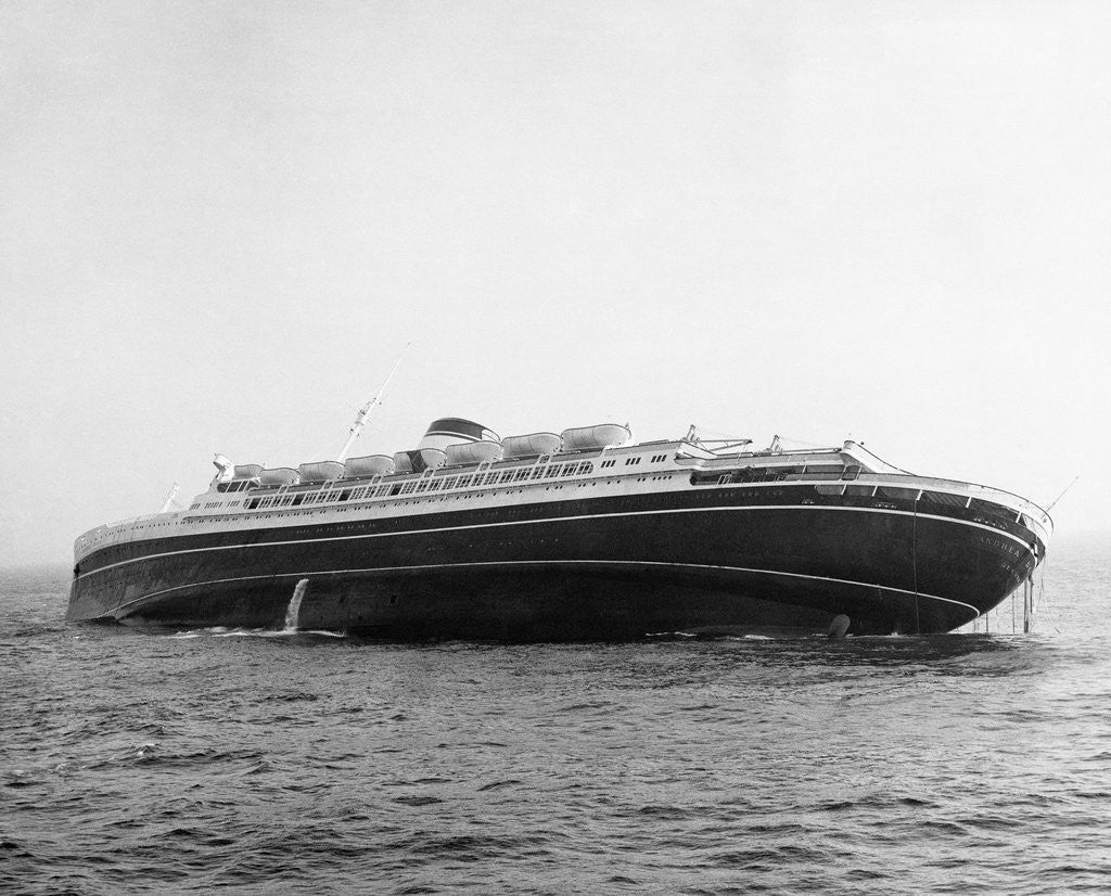 Detail of Andrea Doria Listing to Starboard by Anonymous