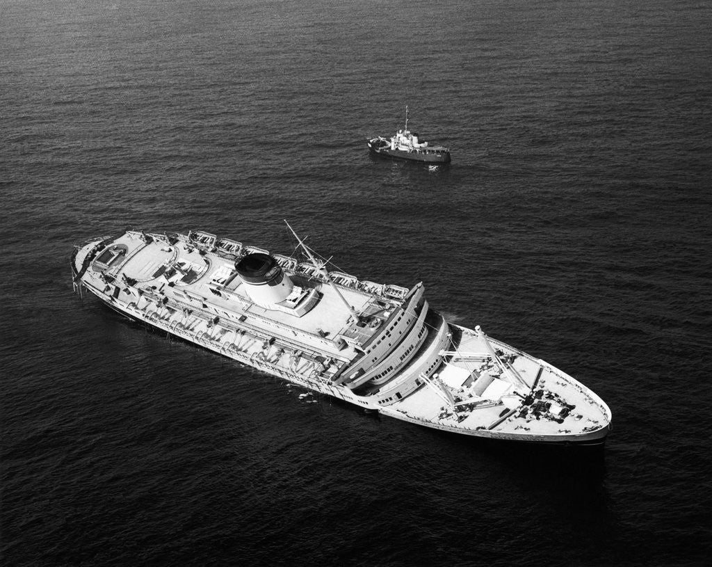 Detail of Andrea Doria Listing to Starboard by Anonymous