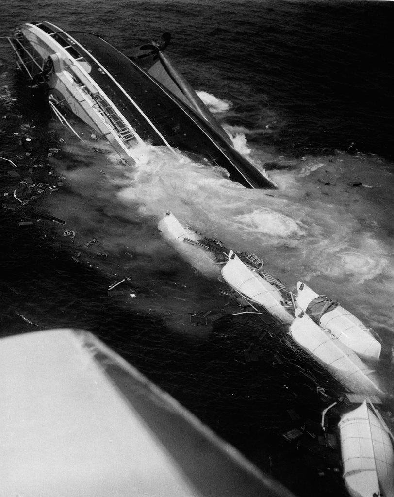 Detail of Andrea Doria Sinking by Anonymous