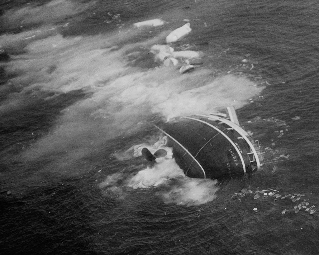 Detail of Andrea Doria Sinking by Anonymous