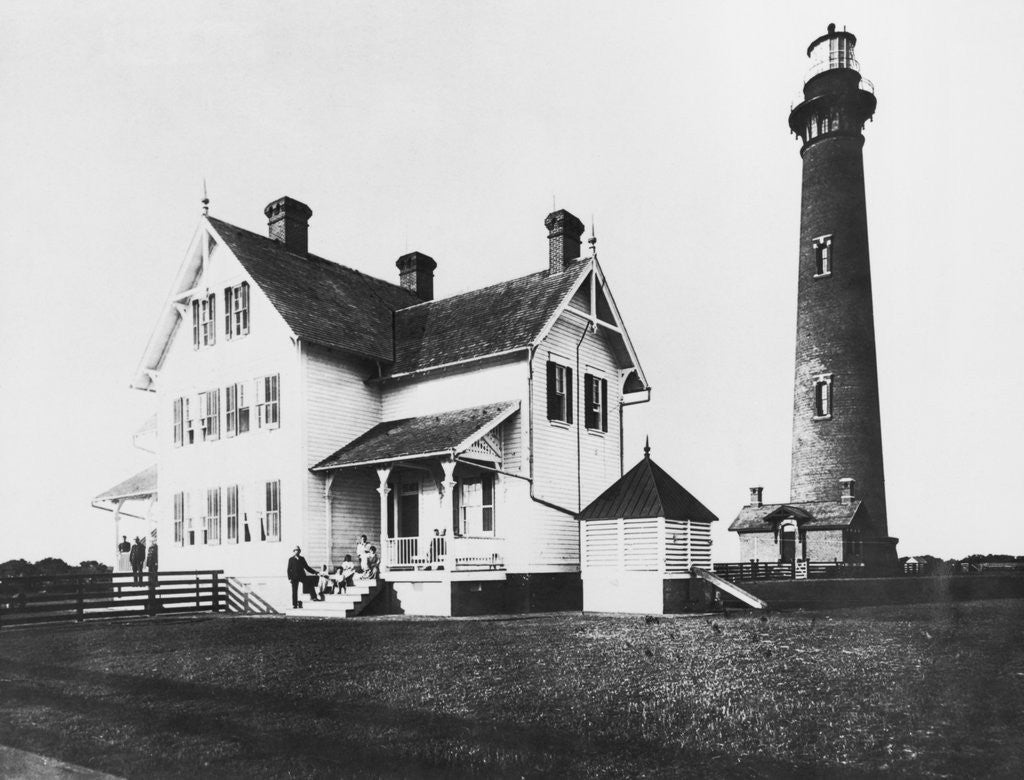 Detail of Light Station on Currituck Beach by Anonymous