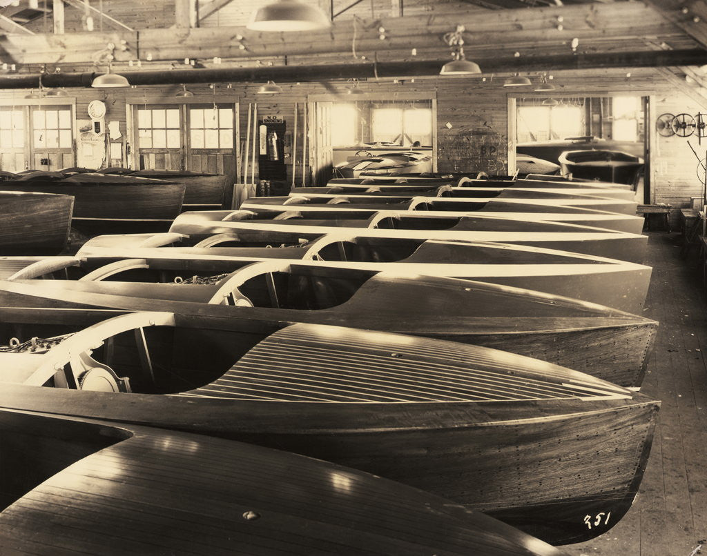 Detail of Chris Craft Hulls by Anonymous