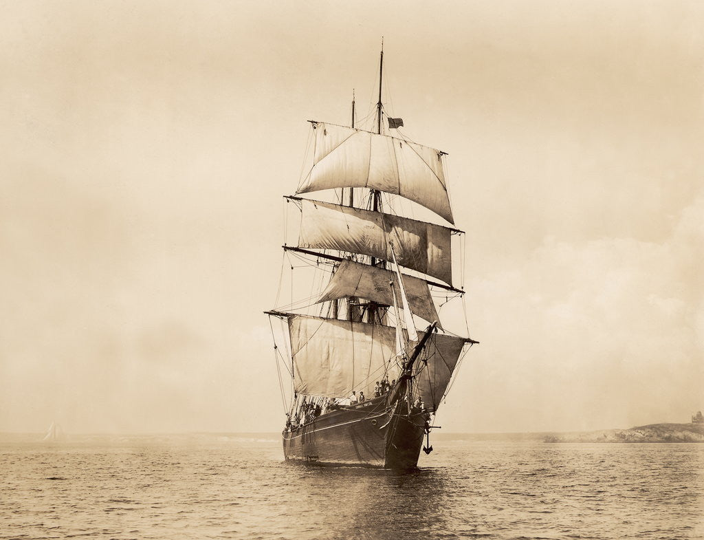 Detail of Canadian Barkentine Emma F. Smith by Anonymous