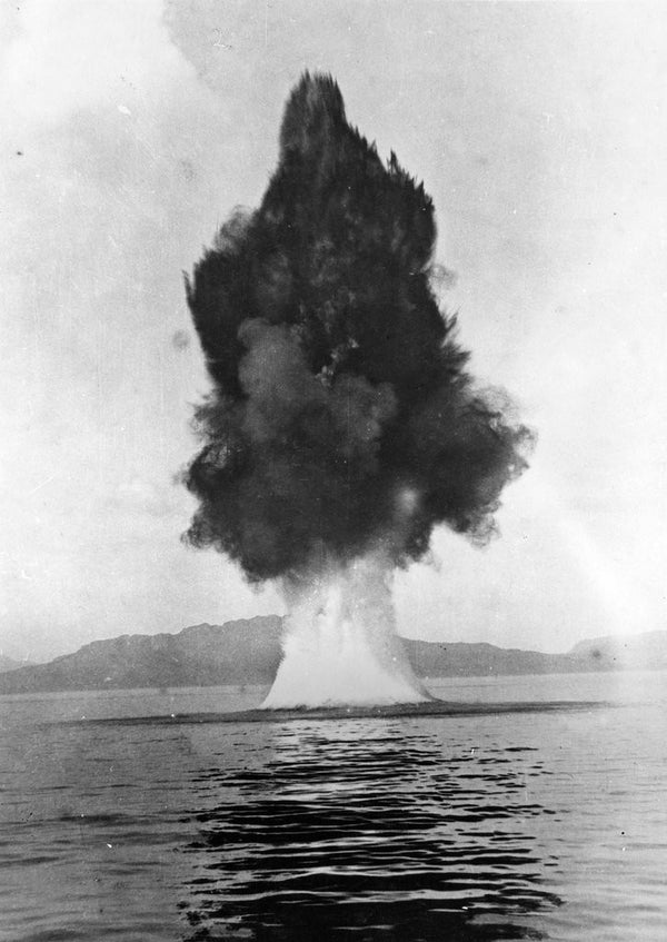 German Submarine Exploding from 450 Pounds of TNT posters & prints by ...