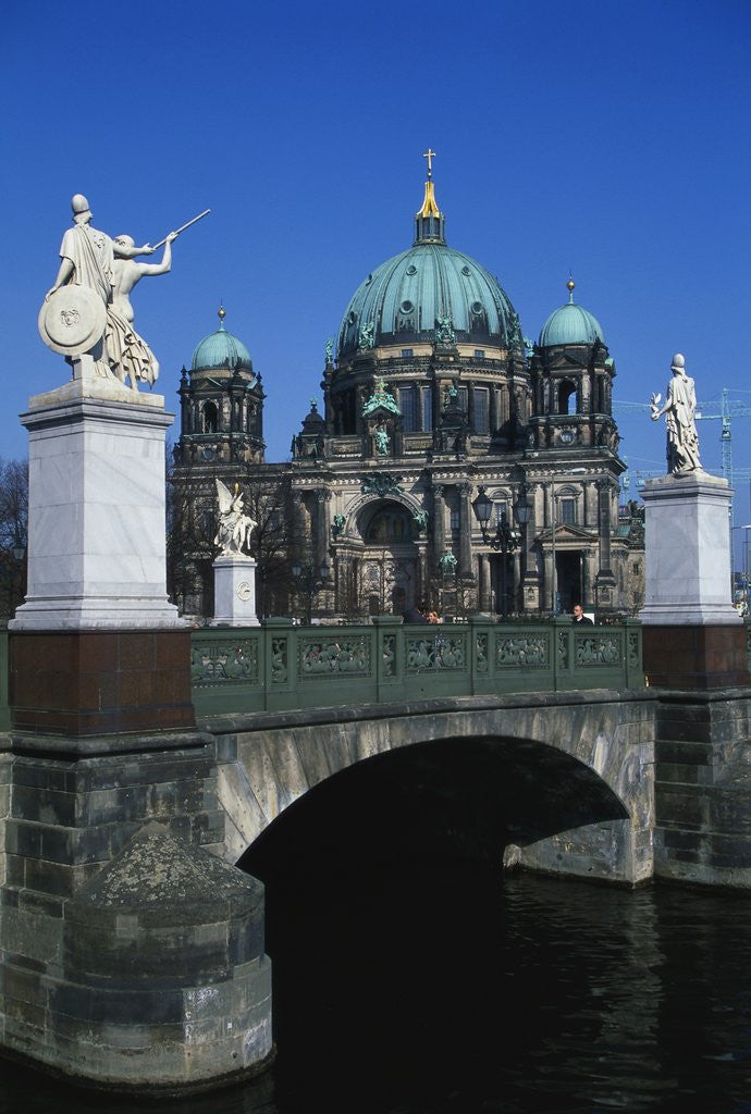 Detail of Castle Bridge and Berlin Cathedral by Anonymous