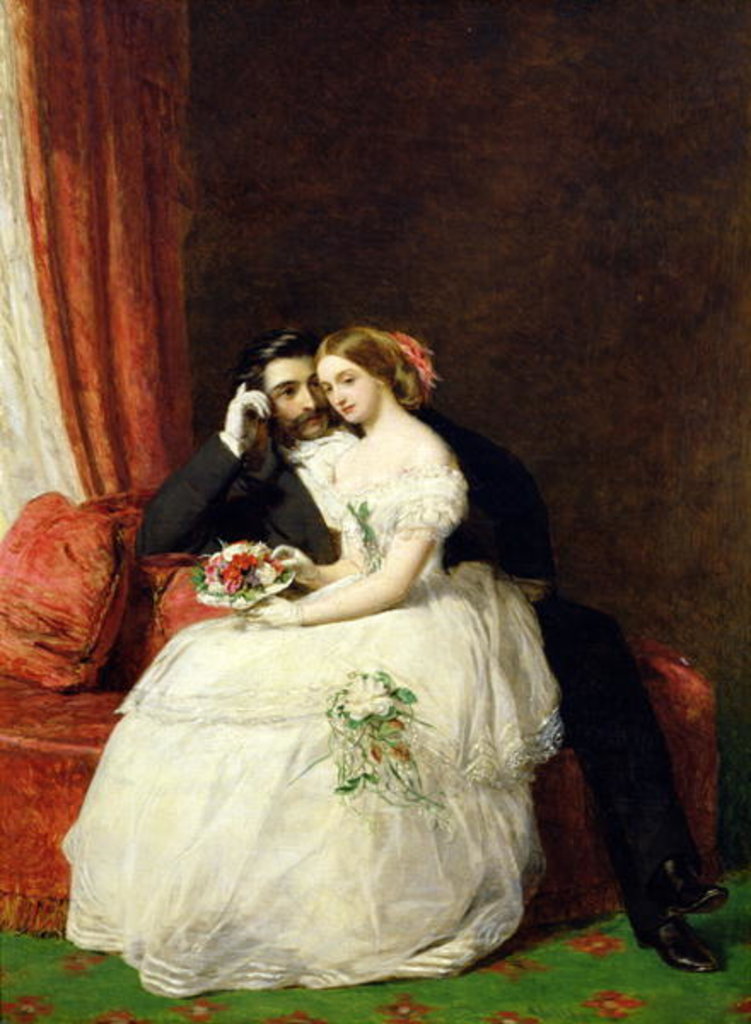 Detail of The Proposal, 1853 by William Powell Frith