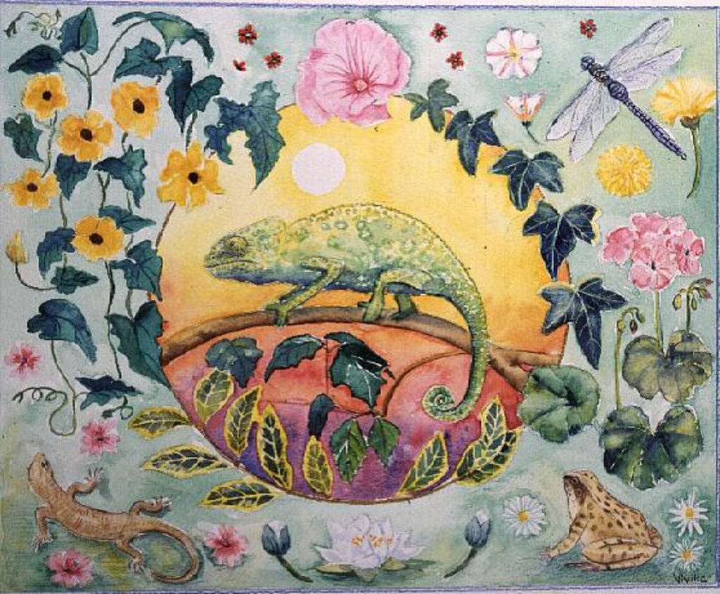 Detail of Chameleon by Vivika Alexander