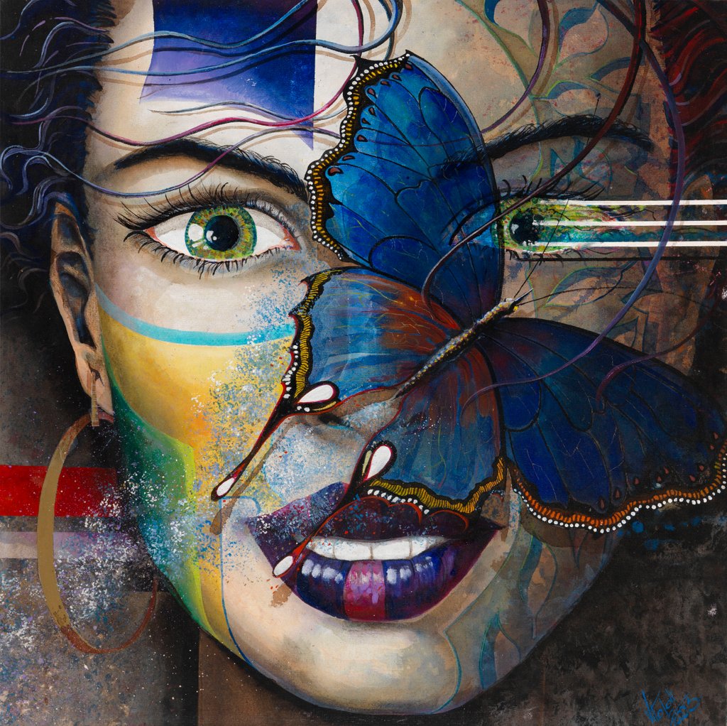 Detail of Bluebuter by Vito Loli