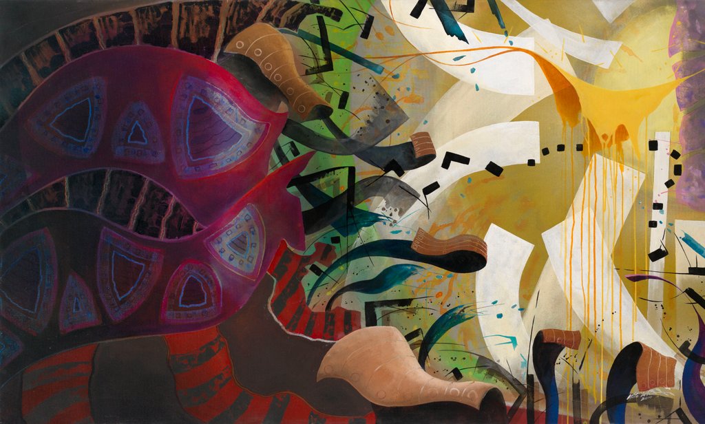 Detail of Bing Bang II by Vito Loli