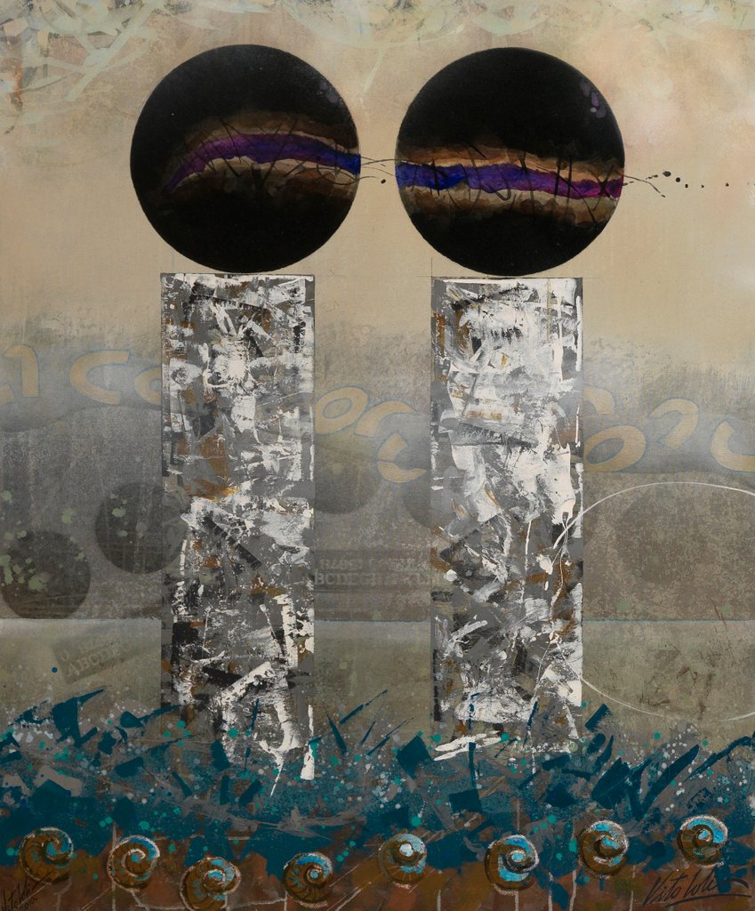 Detail of Oceanica Abstracto by Vito Loli