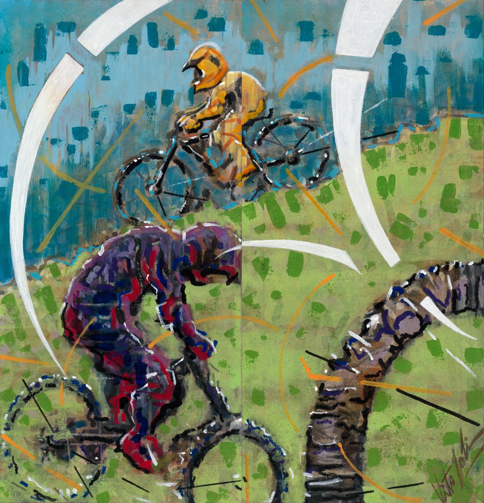 Detail of La Bici by Vito Loli