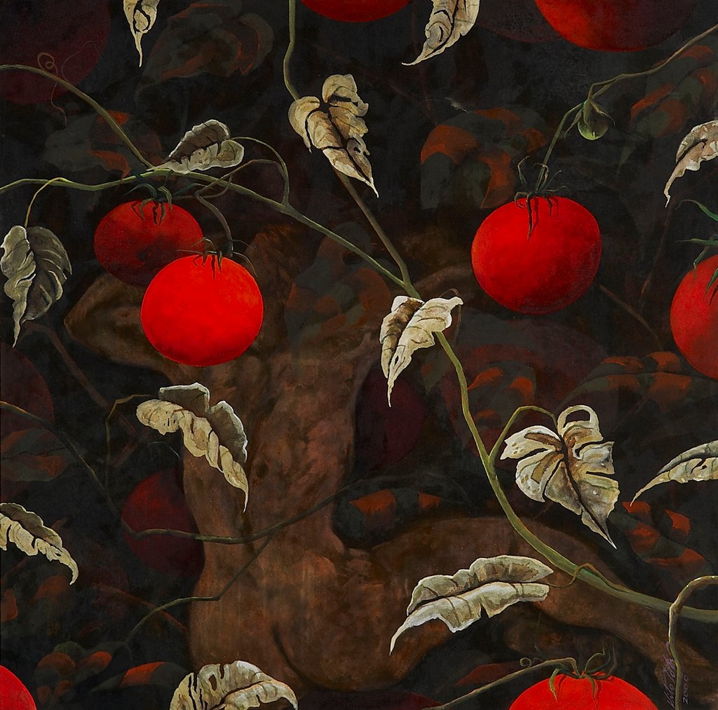Detail of Dama Del Tomate by Vito Loli