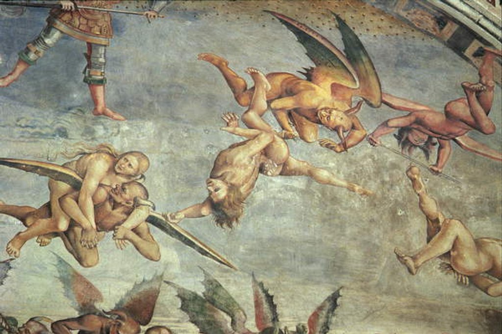 Detail of Devils by Luca Signorelli